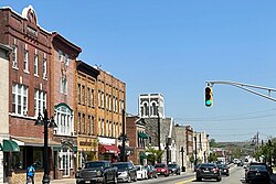 Blackwell Street, looking east from Morris Street, Dover, NJ